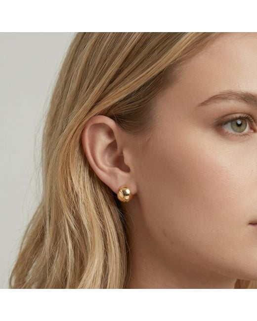 Uchi and Soto Metallic Kin Knot Earrings