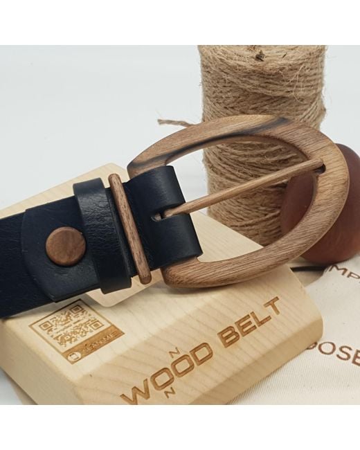 Wood Belt Blue Banff Care 406