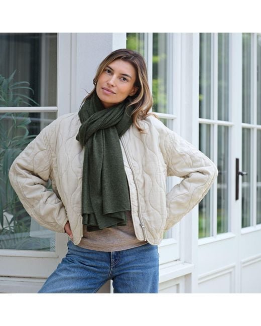 Cove Green Lola Cashmere Travel Wrap