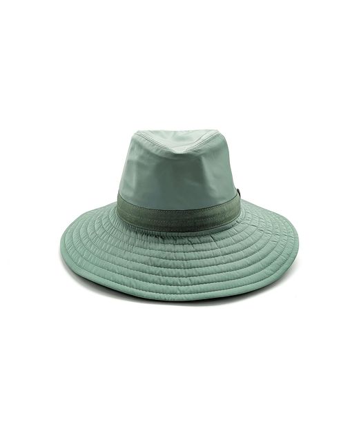 DORIA 1905 Green Waterproof Fabric Wide Brim Drop Hat
