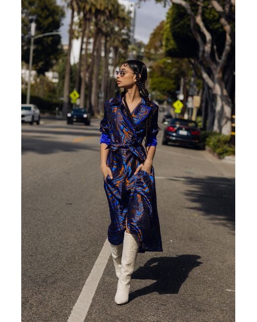 Andreeva Blue Marilyn Coat