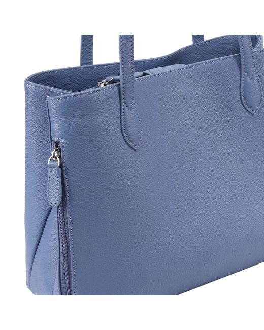 Lloyd Baker Blue Adelaide Leather Shoulder Bag