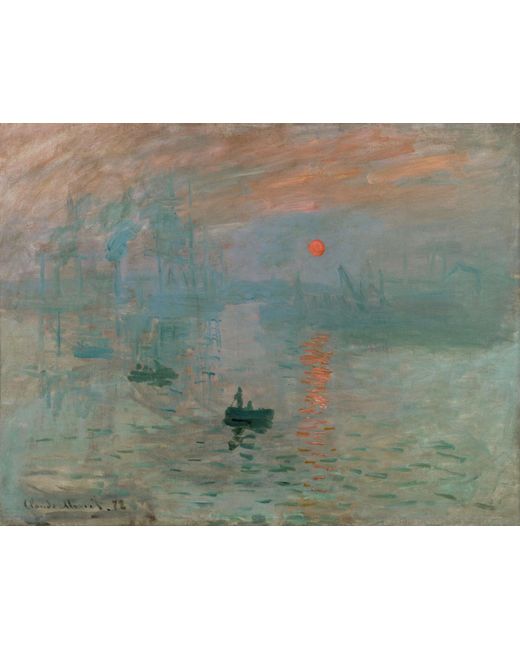 Heartfelt Layers Blue Monet Impression Sunrise