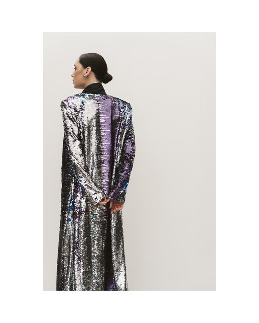 Roqaia Fashion House Blue Midnight Jacket