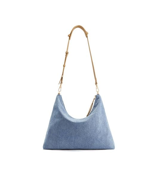 Orange Cube Blue Metropolitan Crossbody Bag