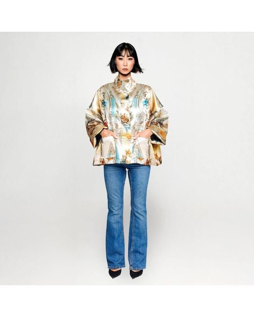 Maxjenny Brown Square Boxy Jacket