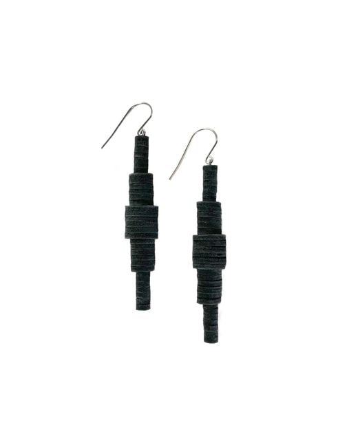 WAIWAI Black Gradient Dangle Earrings