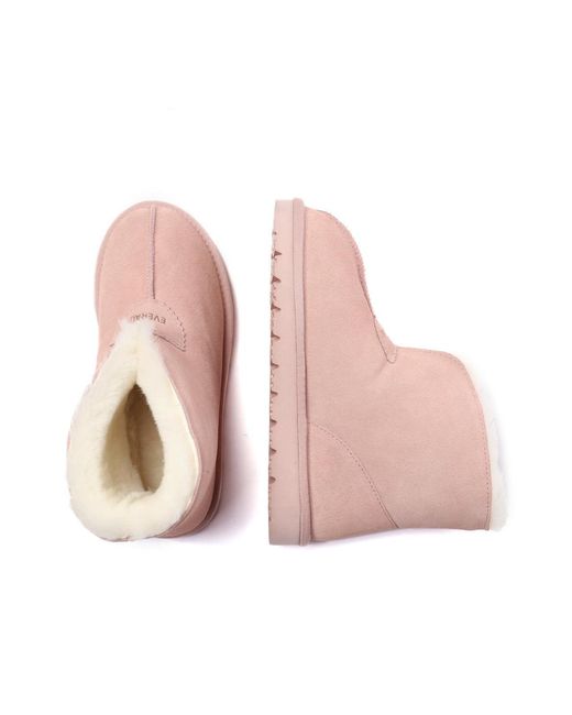 EverAu Australia Pink Owl Ankle Boots