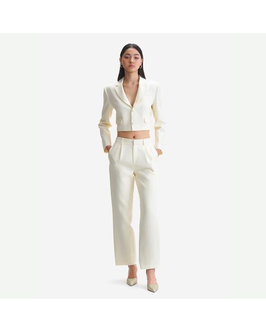 Emma Wallace Natural Lucile Trouser