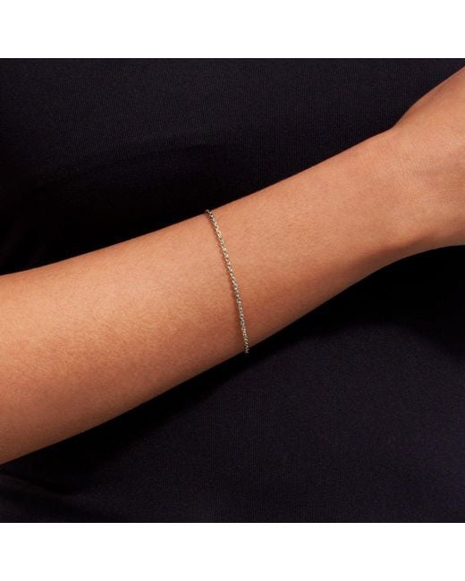 7879 Metallic Platinum Wide Diamond Cut Cable Chain Bracelet