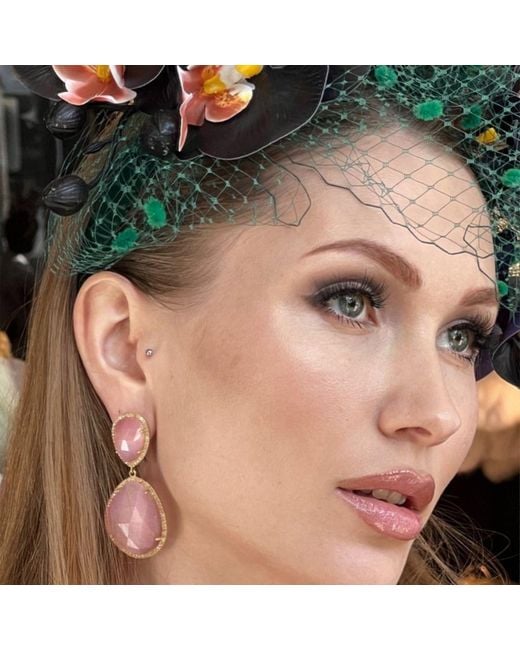 Stephanie Browne Australia Pink Bijou Earrings