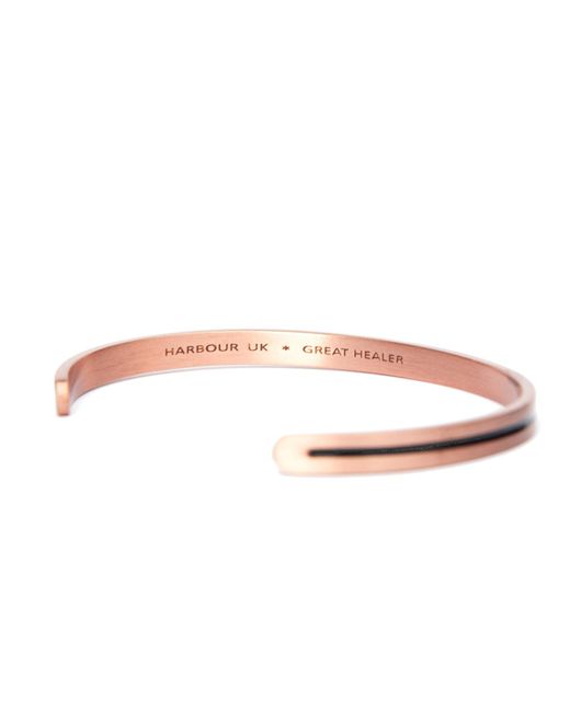 Harbour UK Bracelets Pink Minimal Solid Copper Bracelet For . Great Healer for men