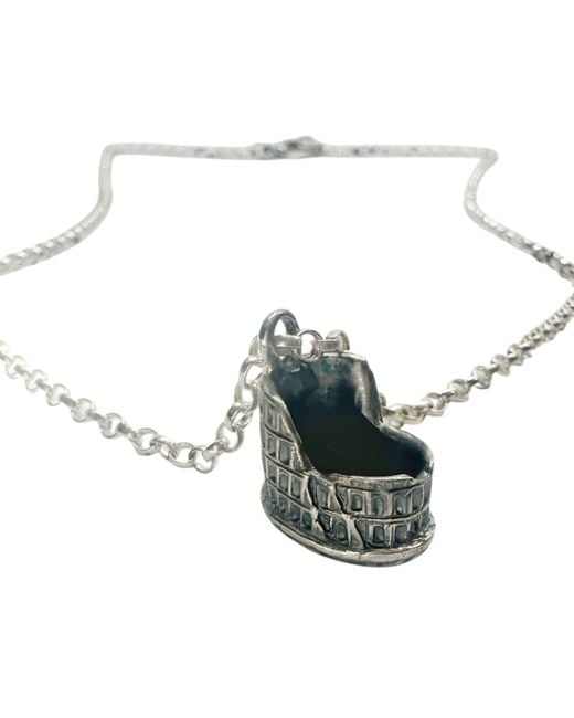 Tg-Jewellery by Tamara Gervasio Multicolor Colosseo Pendant – Handcrafted Sterling Necklace