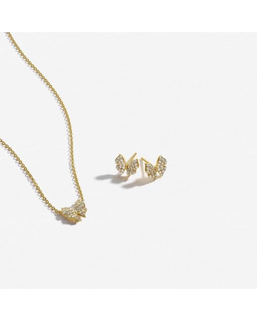 Sif Jakobs Jewellery Metallic Necklace Farfalla