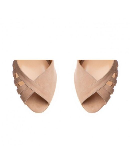 The 5Th Element Pink Neutrals Rendez-Vous Suede Sandals