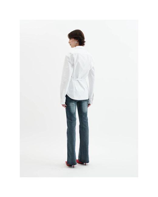 Jakke White Tie Shirt