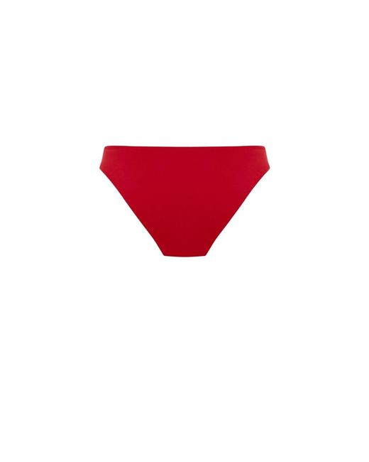 Pcfg Red The Solar Reflections V-Cut Bikini Bottom