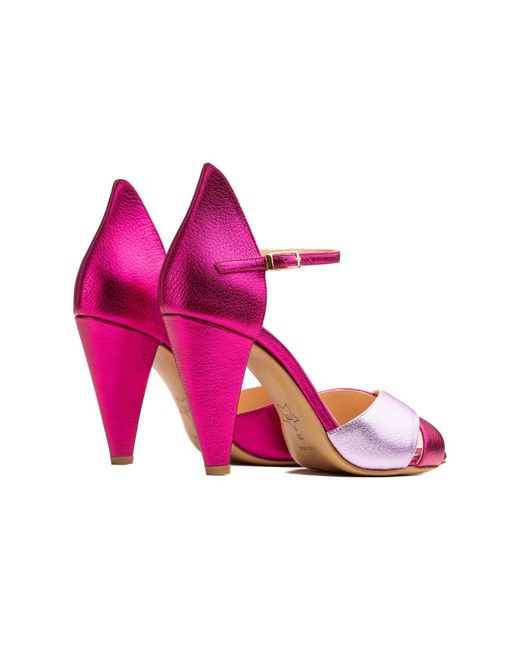 Rosamund Muir London Pink Aurora Metallics Heels
