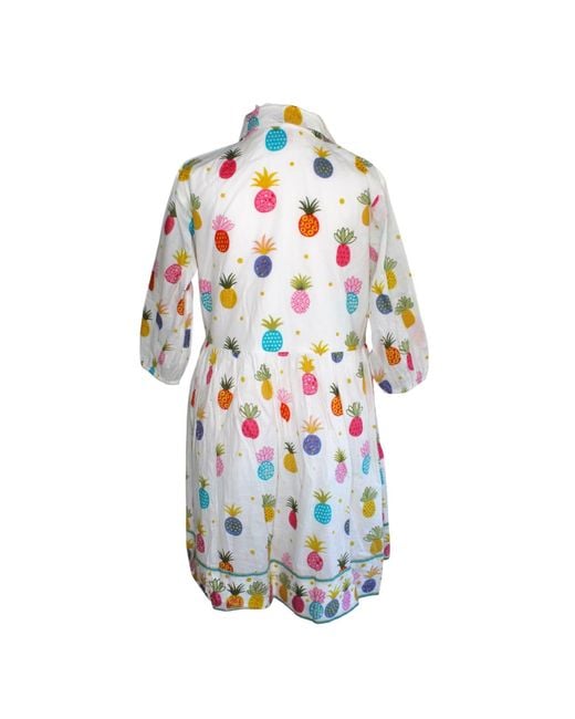 Mary Marshmallow Blue Frannie Dress Short