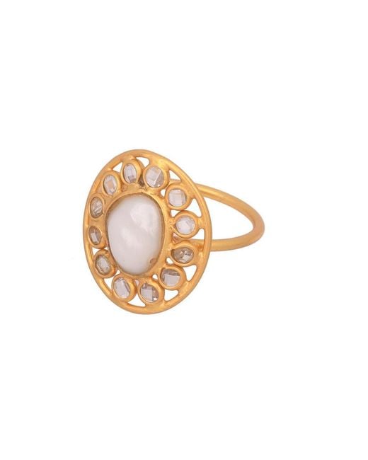 Opium Jewels Metallic Jali Ring