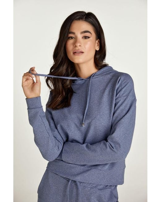 Conquista Blue Mélange Hooded Sweatshirt