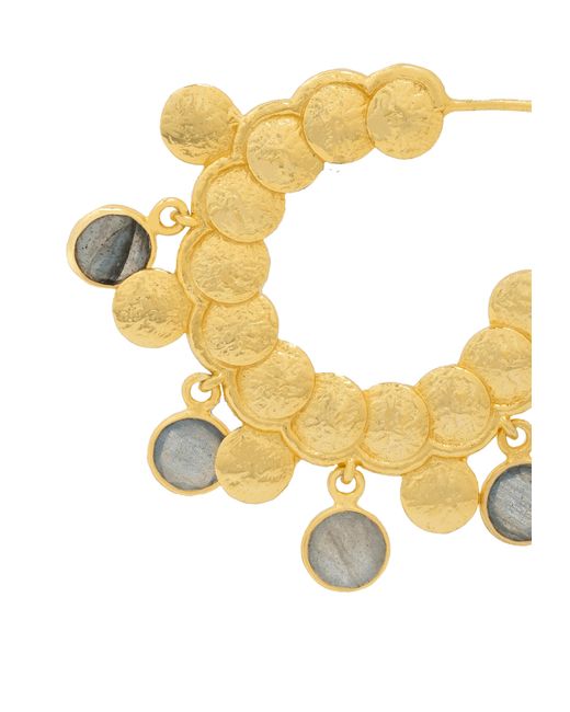Lavani Jewels Metallic Ganimedes Hoop Earrings