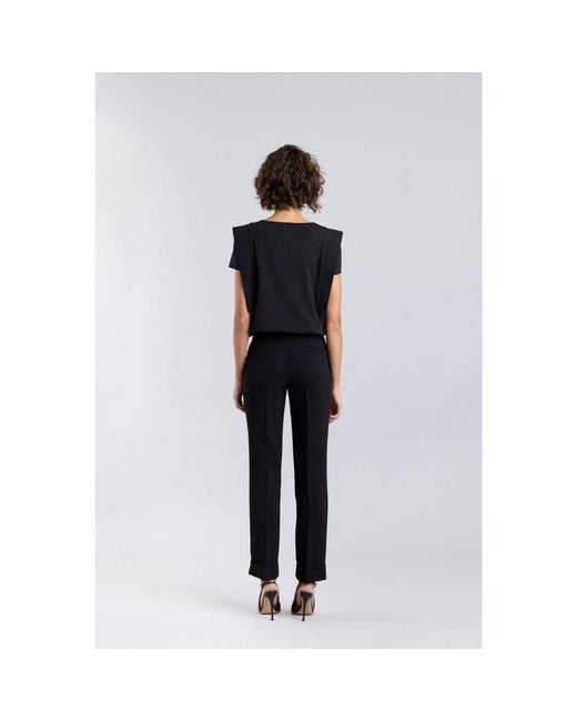 The Extreme Collection Black Structured T-Shirt With Tiger Print