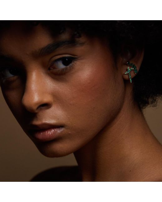 Kasun Metallic Lucky Star Earrings