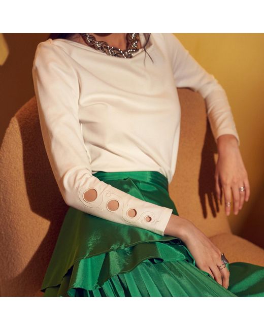 Emma Wallace Gray Eirene Top