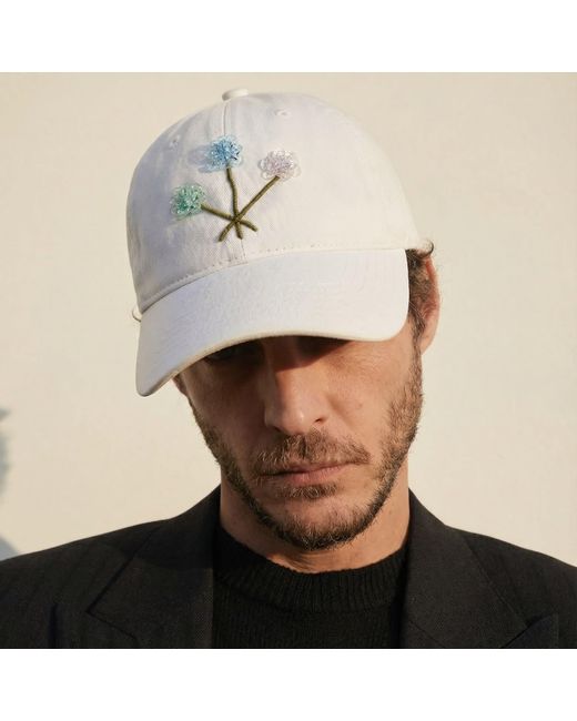 C. Grassi White Crystal Garden – Hydrangea Dad Hat