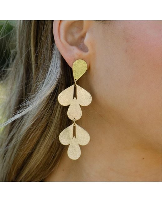 Marcia Moran Metallic Atlaua Earrings