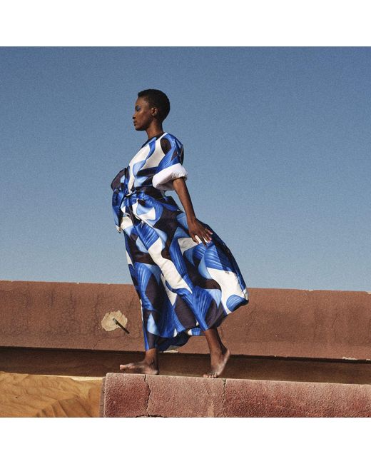 Miro Misljen Blue Cobalt Sky Dress