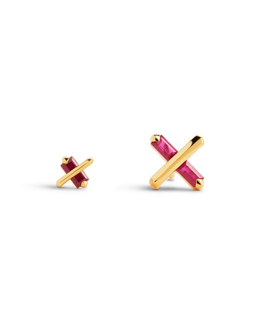Kasun Pink Butterfly Kiss Earrings