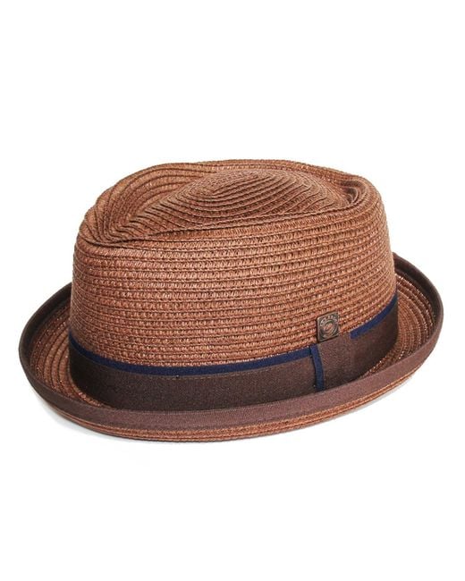 Dasmarca Hats Brown Dasmarca Durban Summer Diamond Crown Light Weight Breathable Porkpie Hat for men