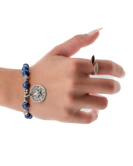 Ebru Jewelry Blue Star Lapis Lazuli Bracelet