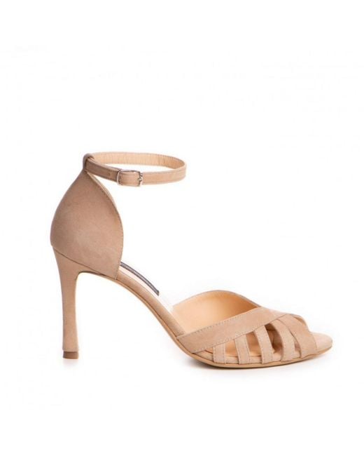 The 5Th Element Pink Neutrals Rendez-Vous Suede Sandals