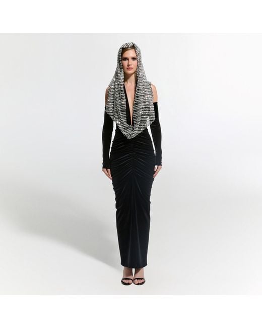 Nur Karaata Black Topkapi Dress