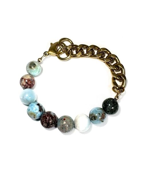 Rachel Nathan Metallic Remix: Larimar Bracelet
