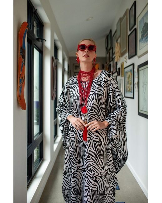 Jennafer Grace Multicolor Capri Caftan