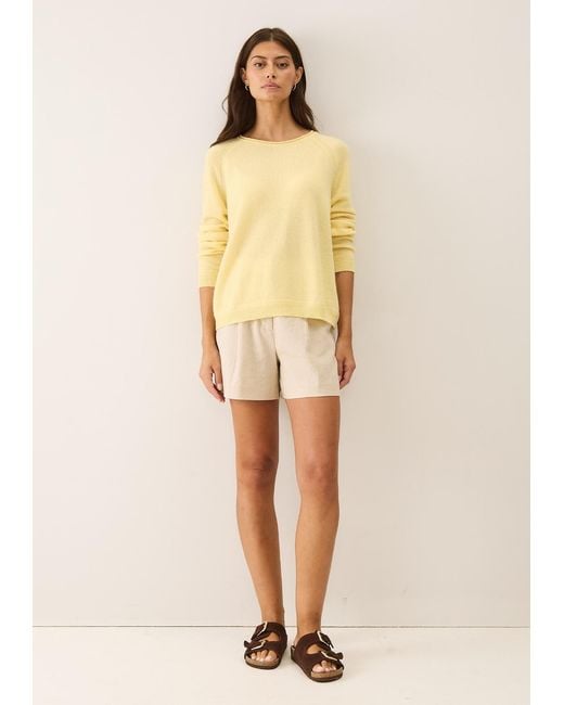 Loop Cashmere Yellow Featherweight Sweater