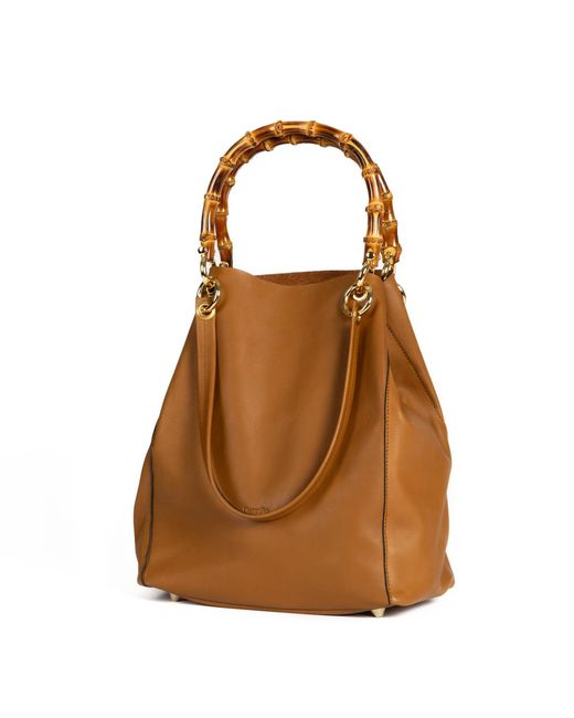Danni Ro Brown Neutrals June Bag Bamboo