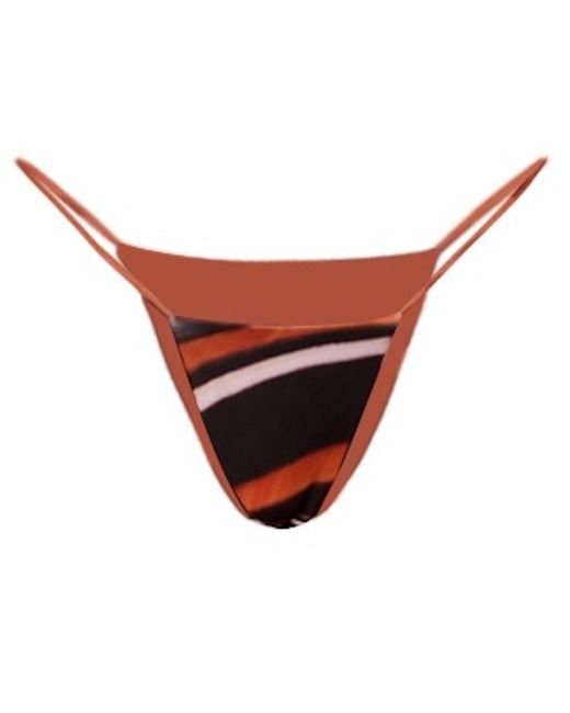 Animal White Escargot Bikini Bottom