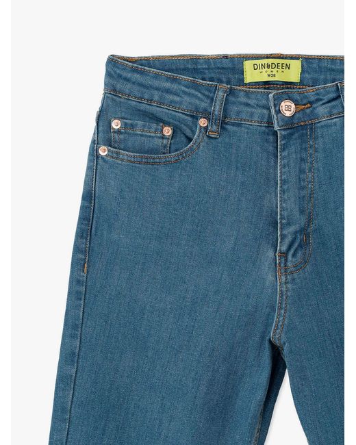Din & Deen Blue Dark Trumpet Flare Jeans Collection