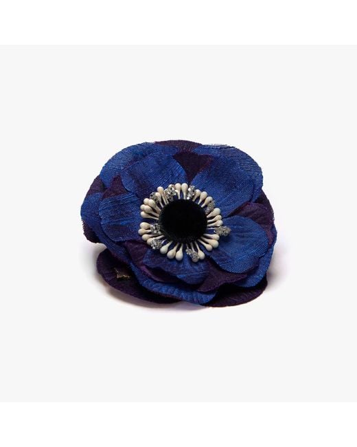 Helena Simon Blue The Anemone Floral Brooch