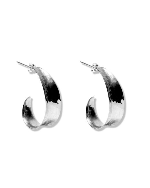 Argento Vivo Metallic Isla Hoop