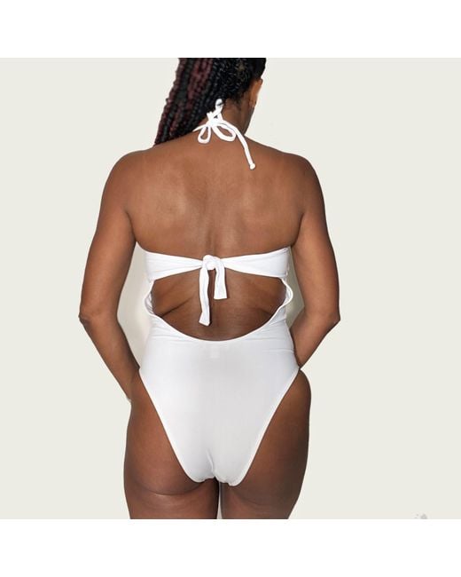 Brasini Swimwear Gray Leme Mesh One Piece Swimsuit