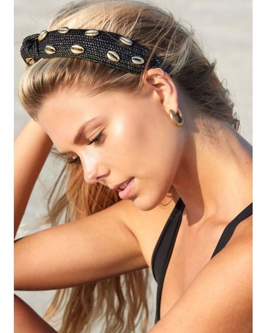 Adriana Pappas Designs Black Shell Confetti Headband