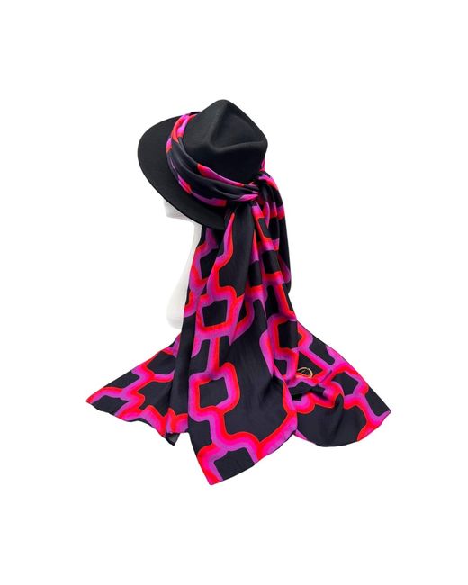 Julia Clancey Multicolor Jewel Fifi Scarf Fedora