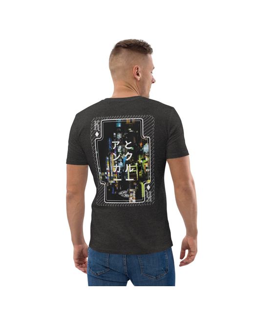 Anchor and Crew Black Heather Two Japan Gurafiku Organic Cotton T-Shirt for men