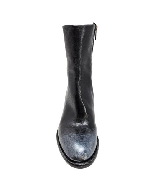 Madison Maison Black Hand Rubbed Ankle Boot